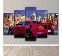 Wall Decoration Design Wall Picture 5 Pieces Premium Poster Stylish Set with Matching Pictures as Living Room Decorative Picture Frame Canvas Picture 5 Piece Wall Picture