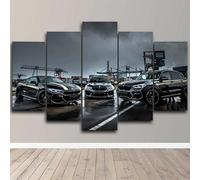 Wall Decoration Design Wall Picture 5 Pieces Premium Poster Stylish Set with Matching Pictures as Living Room Decorative Picture Frame Canvas Picture 5 Piece Wall Picture