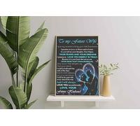 Wall Decoration, Home Decor, Decoration Room Family To Future Wife I Give My Promise To Be Your Side Forever
