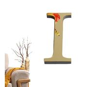 Wall Decoration with 3D Letters | 3D Acrylic Self Adhesive, Large Letters Light Gold, Decorative 'Hanging on the Farm for Weddings' Office, Bedroom from Home