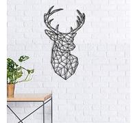 Wall Decoration Wooden Deer Wall Deco Geometric Ornaments Minimalist Wall Art Hanging Deer Decoration