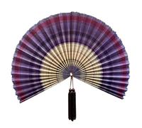 Wall Decorative Fan | Large Hanging Decoration, 101,6 cm | With Fringe and Decorative Folding Fans | Decoration For Home, Living Room, Bed, Dorm Room, Office, Hotel Room,