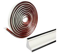 Wall Decorative Strip, Self-Adhesive Wall Inner Corner Trim, Quadrant, Multicolor, 2/5m, Home Decoration(White Black Edge,2m)