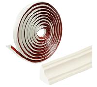 Wall Decorative Strip, Self-Adhesive Wall Inner Corner Trim, Quadrant, Multicolor, 2/5m, Home Decoration(Milky White,2m)
