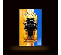 Wall Display Board for L-e*g-o 42172 for Mc-Laren P1 - Decorative Wall Mount Panel for Le*go-a Technic Car Model - Gift for Le-go-a Fans (Board Only, No Model) (C,Basic)