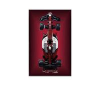 Wall Display Board for Le*go-a 1:8 for Al-fa Romeo F1 Team C42 Car - 50x80cm Wall Mount Panel - Gift for L-e*g-o Racing Car Fans (Board Only) (B,Basic)