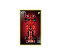 Wall Display Board for Le-go-o Technic for Fer-rari SF-24 F1 Car 42207 - Compatible Display Frame for F1 Supercar Models - Gift for L-e*g-o Technic Fans - 80x50cm (Board Only) (B,Light)