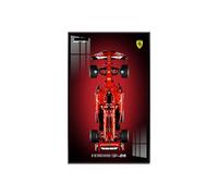 Wall Display Board for Le-go-o Technic for Fer-rari SF-24 F1 Car 42207 - Compatible Display Frame for F1 Supercar Models - Gift for L-e*g-o Technic Fans - 80x50cm (Board Only) (B,Besic)