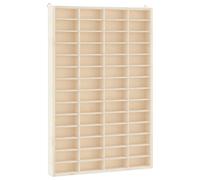 Wall Display Cabinet with 90 Compartments Display Case Display Shelf vidaXL