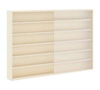 Wall Display Cabinet with Doors Display Case Wall Display Shelf Unit vidaXL