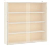Wall Display Cabinet with Doors Display Case Wall Display Shelf Unit vidaXL