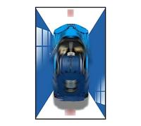 Wall Display Mount for LEGO Technic Bugatti Chiron 42083 - An Excellent Wall Hanger for Collectors (Model Not Included)