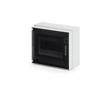 Wall Distribution Box IP66 IK09 8 DIN Thermoplastic Grey Scame IKONA 679.1008