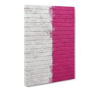 Wall Divided In Abstract Modern Canvas Wall Art Print Ready to Hang, Framed Picture for Living Room Bedroom Home Office Décor, 30x20 Inch (76x50 cm)