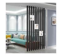 Wall Divider for Room Separation Ceiling to Floor, Slats Screen Partition Post for Studio/Apartments/Teahouse/Stairway Entrance, with Adjustable Foot(9root,230cm/90.5in/7.54ft)