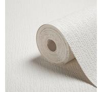 Wall Doctor White Bark Textured Wallpaper