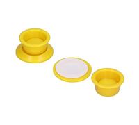 Wall Dog Pee Pad Strong Stick Magnets Holder, Easy to Use Dog Pee Pad Magnet Holder, Keep Your House Clean with Pet Wall, Suitable for All Surfaces (Yellow)