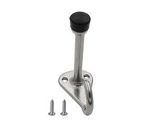 Wall Door Stop, Quiet Door Protection and Safety, High Performance Door Stopper with Rustproof Rubber Buffer and Hook - For the Safety of Hotel Rooms, Flats, Bedrooms and
