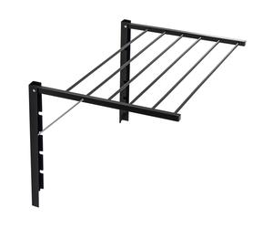 Wall Drying Rack Mini Clothes Airer Laundry Lines Folding Adjustable Bathroom UK