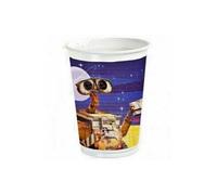 Wall-E Logo Party Disposable Cup (Pack Of 8) Multicoloured (One Size)