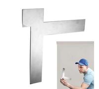 Wall Edge Leveling Tool | Stainless Steel Wall Edge Leveler | Hand Tool with Precision Solution for Floor Laying & Painting Work - Beginners & Professionals