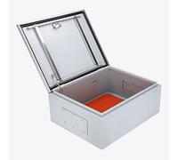 Wall Electric Box, Electrical Enclosure Cover with Locks, Outdoor Junction Box for Underground Parking Lots, Garages, 1.2mm Thick Plate(50x70x25cm)