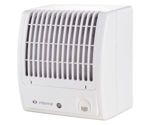 Wall fan Exhaust air 100 mm Centrifugal fan Timer Hygrostat IP24 Damp protection