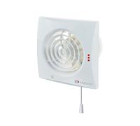 Wall fan extractor Pull Cord Timer Quiet 100 mm Duct UV resistant Exhaust air