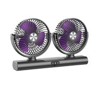 Wall Fan Twin Head Rechargeable Multi-Angle Rotation