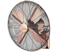 Wall Fan Wall Mounted Retro Electric Fan on Industrial Wall Home Restaurant Swinging Shaking his Big Head (Color : Gold, Size : 18inch)