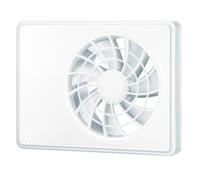 VENTS iFAN Move Intelligent Living Room and Bathroom Exhaust Fan with Movement Sensor, Moisture Control, Timer Setting - Remote Control - White, Medium Size, Very Quiet, 3.8 W, 106 m³/h