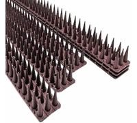 Wall & Fence Spikes - Security Spikes, Stop Climbing Over Walls and Fences, Deterrent for Cats, Pigeons, Birds, Squirrels, Suitable for Fences, Balcony, Roofs (pack of 6)