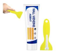 Wall Filler Repair Kit,Wall Repair Cream,Plaster Filler for Walls,Plasterboard Repair Kit,Wall Mending Agent with Scraper to Fill The Cracks and Plaster Surface,Plasterboard Filler for Holes,Cracks