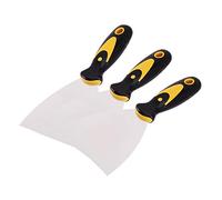 Wall Filler Tool,Filler Knife, Trowel Plastering Trowel 3 Pcs Putty Scrapers, Spackle, Metal Scraper Tool for Drywall Finishing, Plaster Scraping, Decals, Wallpaper/2 inch(4 inch)