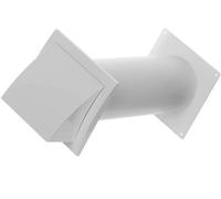Wall Fixing Ventilation Duct Kit 125mm / 5" With Cowl And Duct Pipe