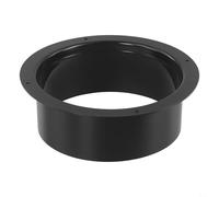 Wall Flange Connector for Ventilation Pipe Air Ducting Connection Round Exhaust Fan Fitting for Indoor Air Quality Systems Low Resistance Design for Heating Cooling Improvement(150mm)
