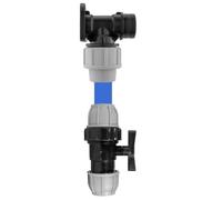 Wall Flange Kit 20mm MDPE - Designed for Secure and efficient Connections with 20mm MDPE Pipes Suitable for Gardening, Backyard, Around The House, Farmhouse (with in-Line Valve)