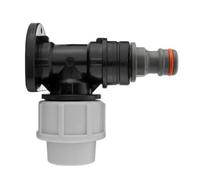Wall Flange Kit 20mm MDPE - Designed for Secure and efficient Connections with 20mm MDPE Pipes Suitable for Gardening, Backyard, Around The House, Farmhouse (Snap-On Male)