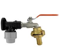 Wall Flange Kit 20mm MDPE - Designed for Secure and efficient Connections with 20mm MDPE Pipes Suitable for Gardening, Backyard, Around The House, Farmhouse (Lever Tap 1/2", Geka Barb 3/4")