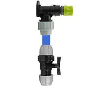 Wall Flange Kit 25mm MDPE Set Connectors - Designed for Secure and efficient Connections with 25mm MDPE Pipes. (25mm MDPE Valve + Female Quick Connector)