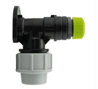 Wall Flange Kit 25mm MDPE Set Connectors - Designed for Secure and efficient Connections with 25mm MDPE Pipes. (Direct Hose Connector)