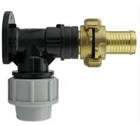 Wall Flange Kit 25mm MDPE Set Connectors - Designed for Secure and efficient Connections with 25mm MDPE Pipes. (25mm Barbed Geka Set)
