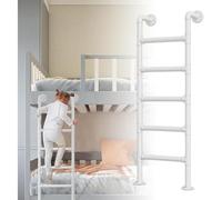 Wall/Floor-Mounted Ladders for Home, Basement Window Well Egress Exit Ladder, Metal Step Ladder for RV Attic Bunk Bed, Loft Steps for Dorm Beds,Steps Ladder for Attic Stairs, Loads 330lbs(7FT/2.13M/84