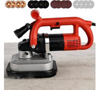 Wall Floor Sander Polishing Machine, 3600W Electric Diamond Polisher, 4-Head Design with LED Light and 6-Speed Control, Ergonomic Handle for Stone Polishing