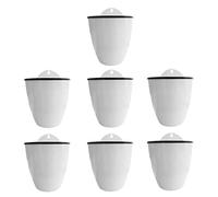 Wall Flower Basket,Self Watering Wall Planter for Indoor 7PCS 5Inch Hanging Flower Pots Hanging Wall Planter for Home Decor