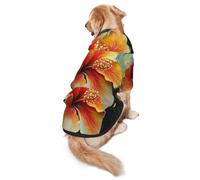 Wall Flowers Dog Hoodie â€“ Soft & Breathable Polyester Pet Clothes for Medium, and Large Dogs
