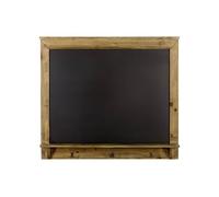 Wall Framed Blackboard with 3 Hooks Notice Board