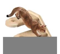 Wall Furniture and Perches for Cats - Climbing Steps for Cats Made of Natural Pine Wood for Wall | Space-saving Floating Wall Shelves, Sturdy Cat Stairs for Indoor Use, Modern Wall