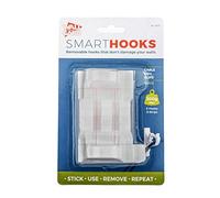 Wall Gard 8103 Removable Adhesive Tidy Clips, Cable tie, Decoration Hanger, White, Large, Set of 5 Pieces