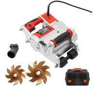 Wall Groove Cutting Machine, Electric Wall Chaser Concrete Cutter 1600 RPM, Adjustable Depth 20-30mm for Cement Brick Marble